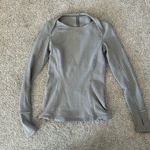 Lululemon Herringbone Shirt with side zippered pocket, Size 4